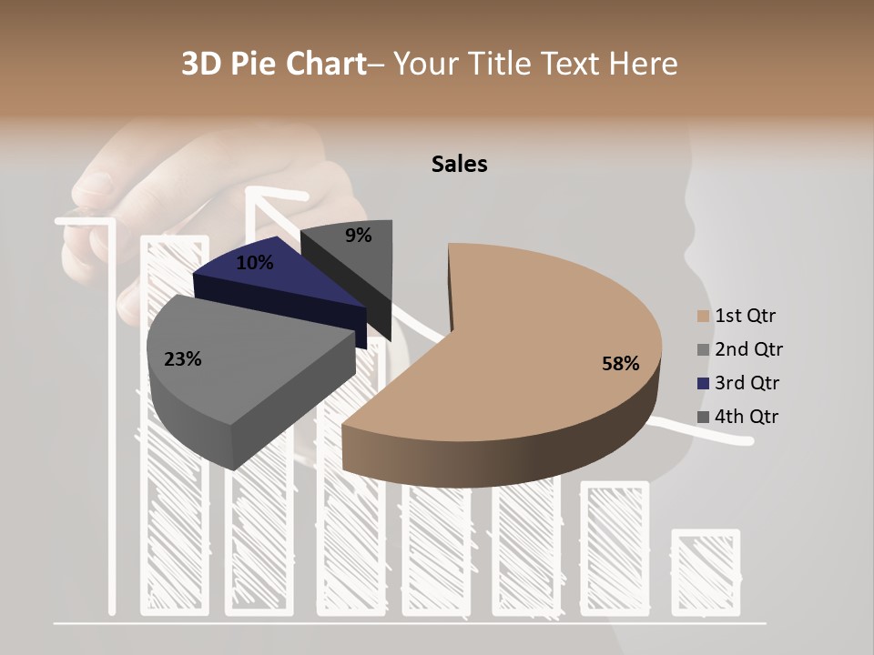 Arrow Suit Market PowerPoint Template
