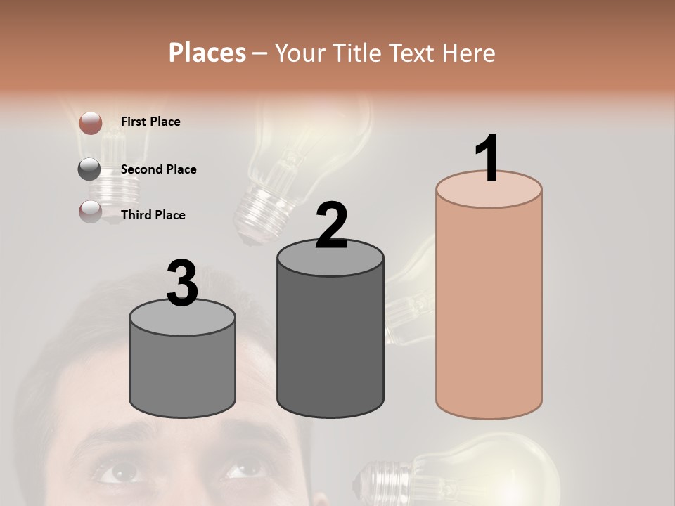 Bulb Gray Smart PowerPoint Template