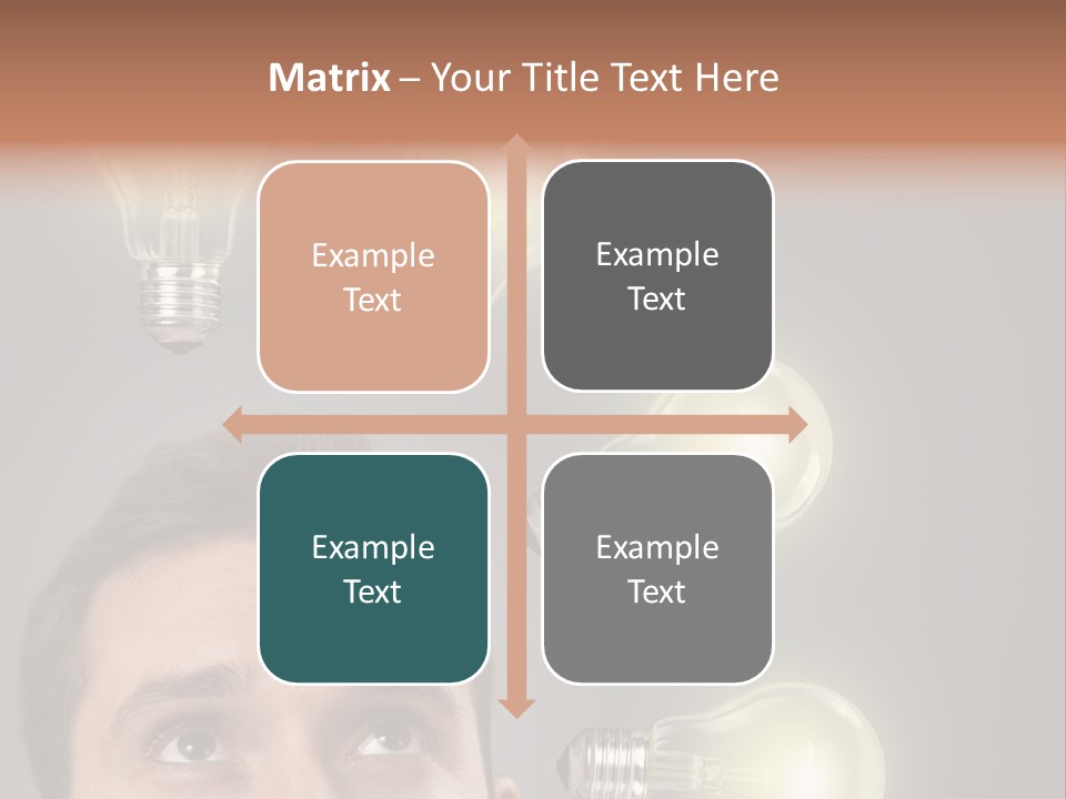 Bulb Gray Smart PowerPoint Template