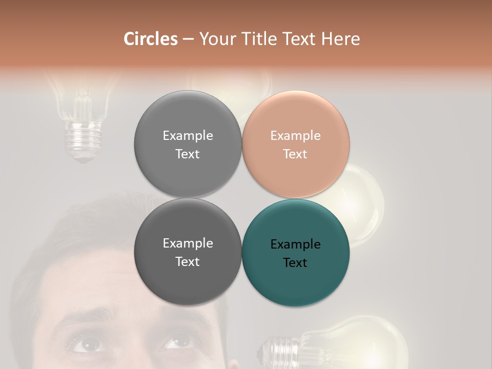 Bulb Gray Smart PowerPoint Template