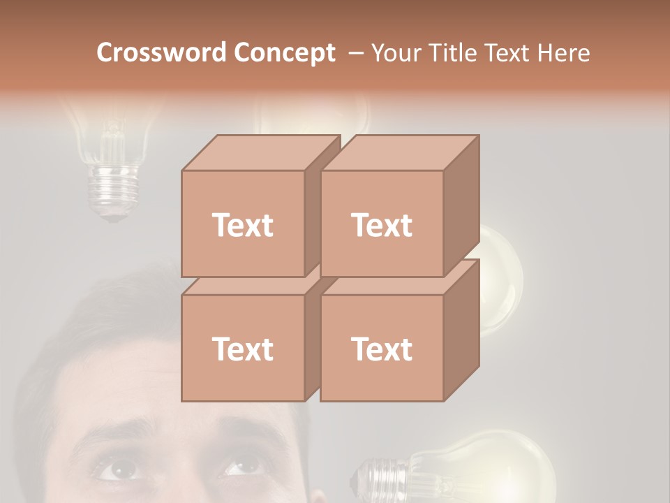 Bulb Gray Smart PowerPoint Template