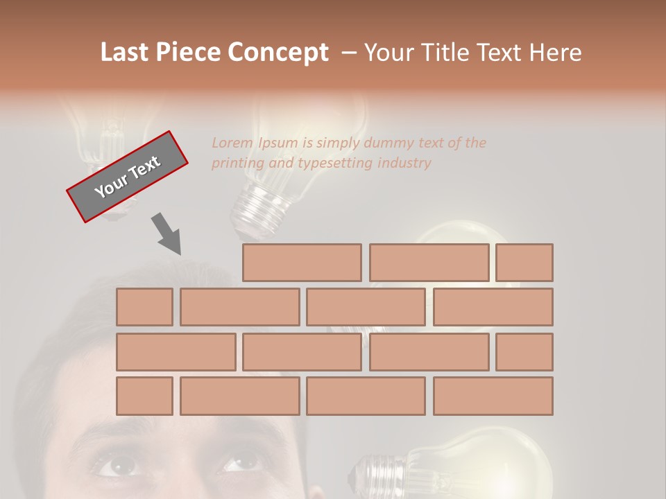 Bulb Gray Smart PowerPoint Template