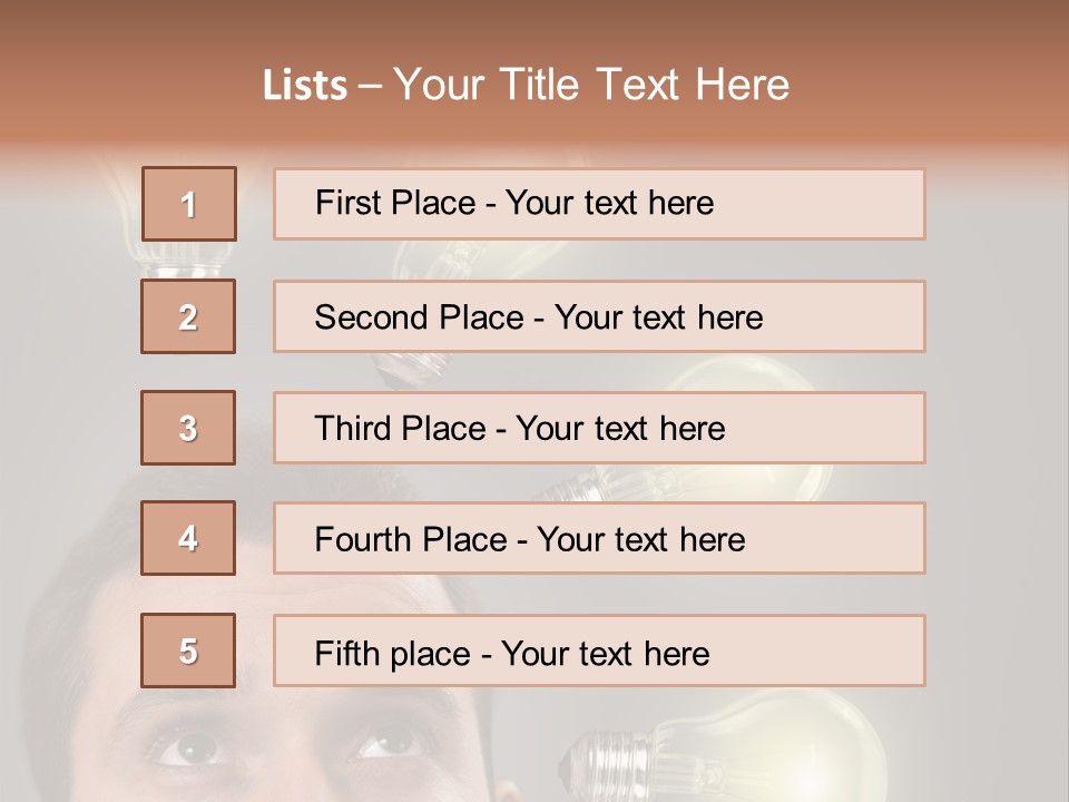 Bulb Gray Smart PowerPoint Template