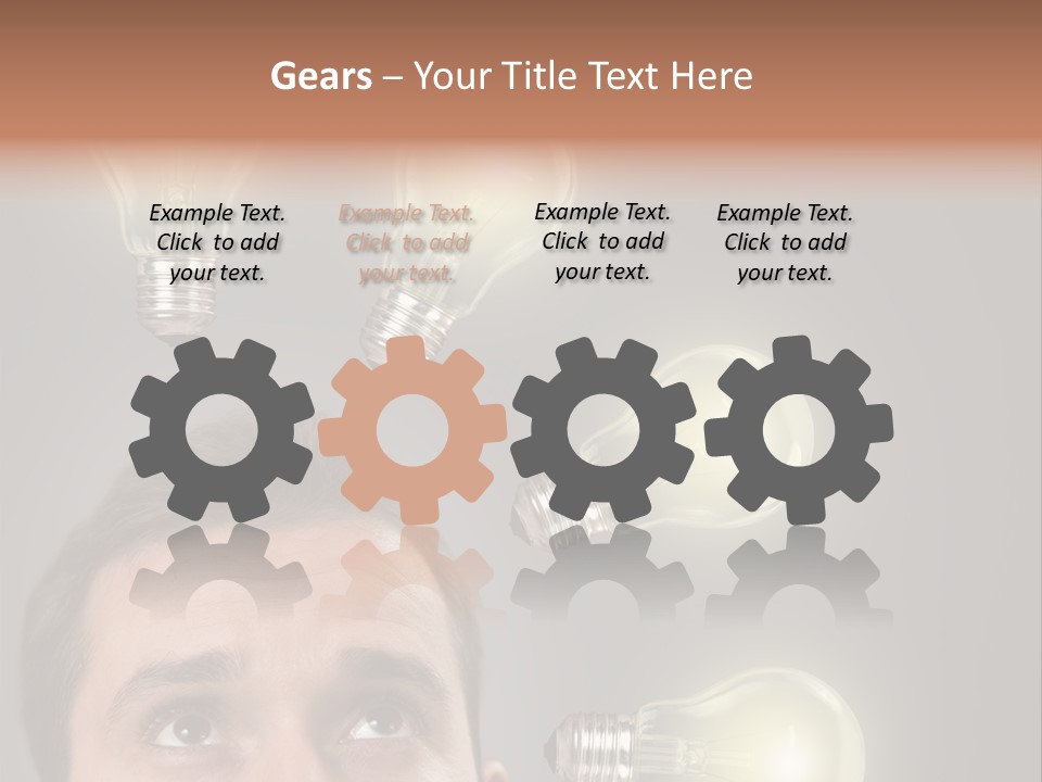 Bulb Gray Smart PowerPoint Template