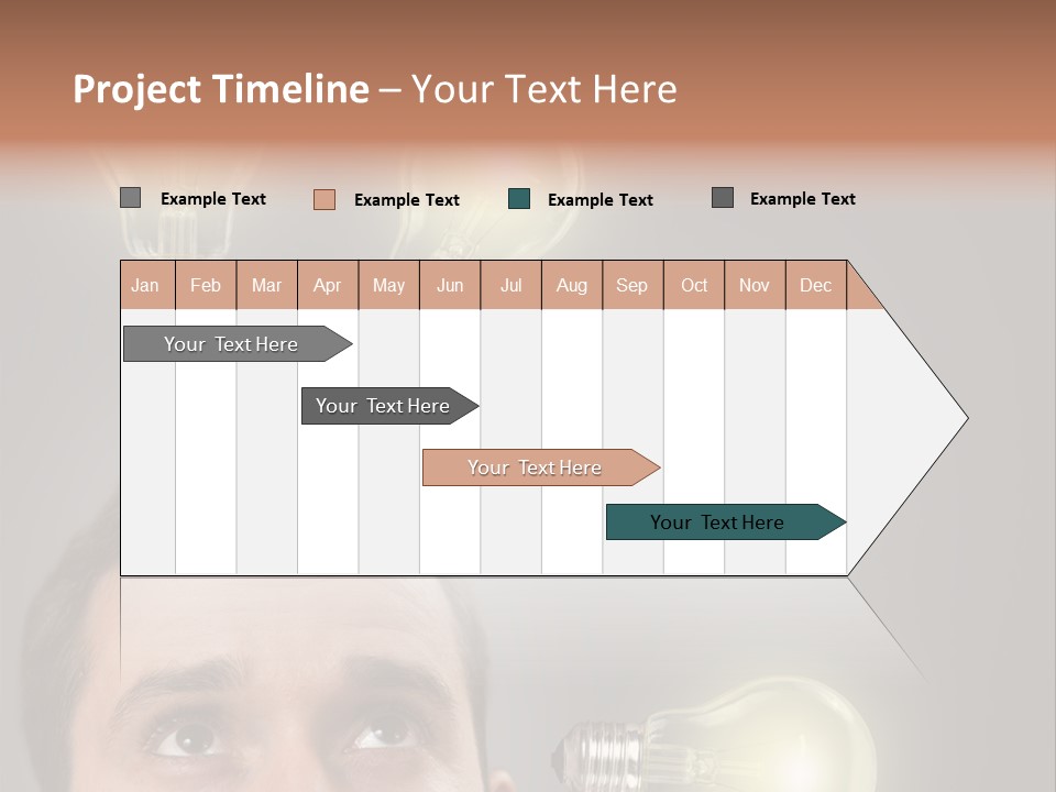 Bulb Gray Smart PowerPoint Template