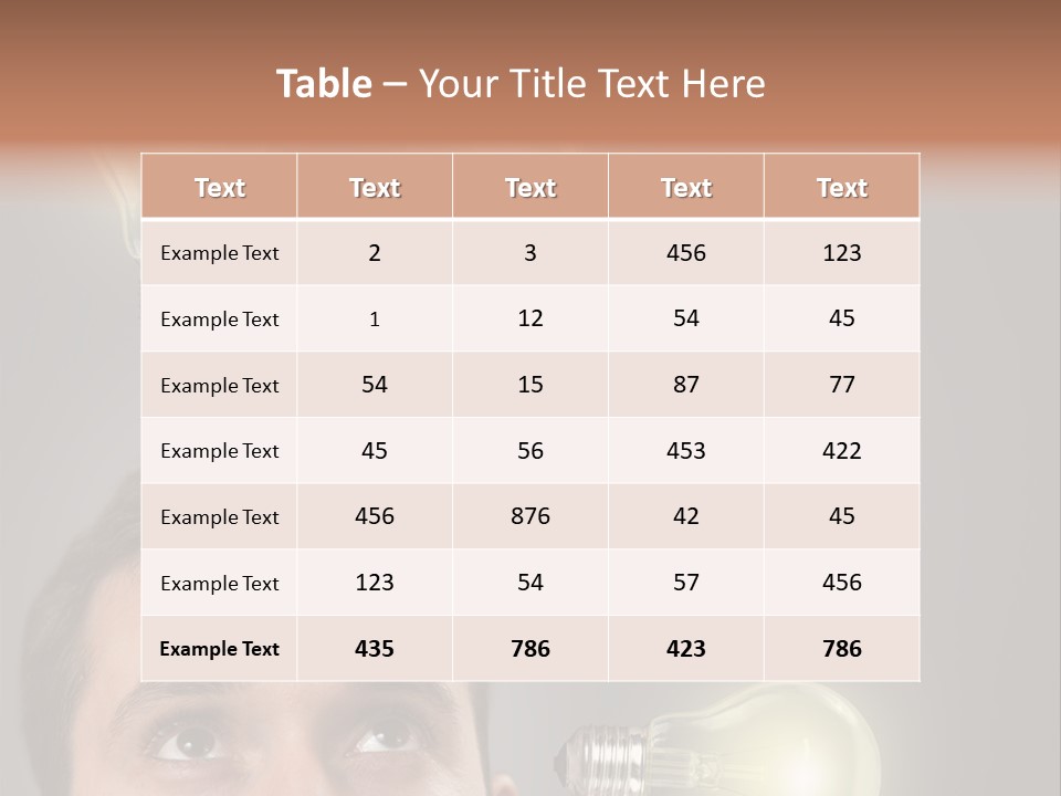 Bulb Gray Smart PowerPoint Template