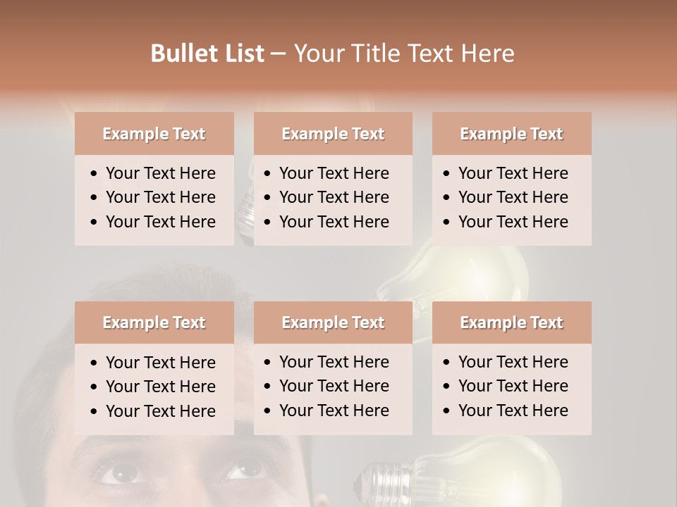 Bulb Gray Smart PowerPoint Template