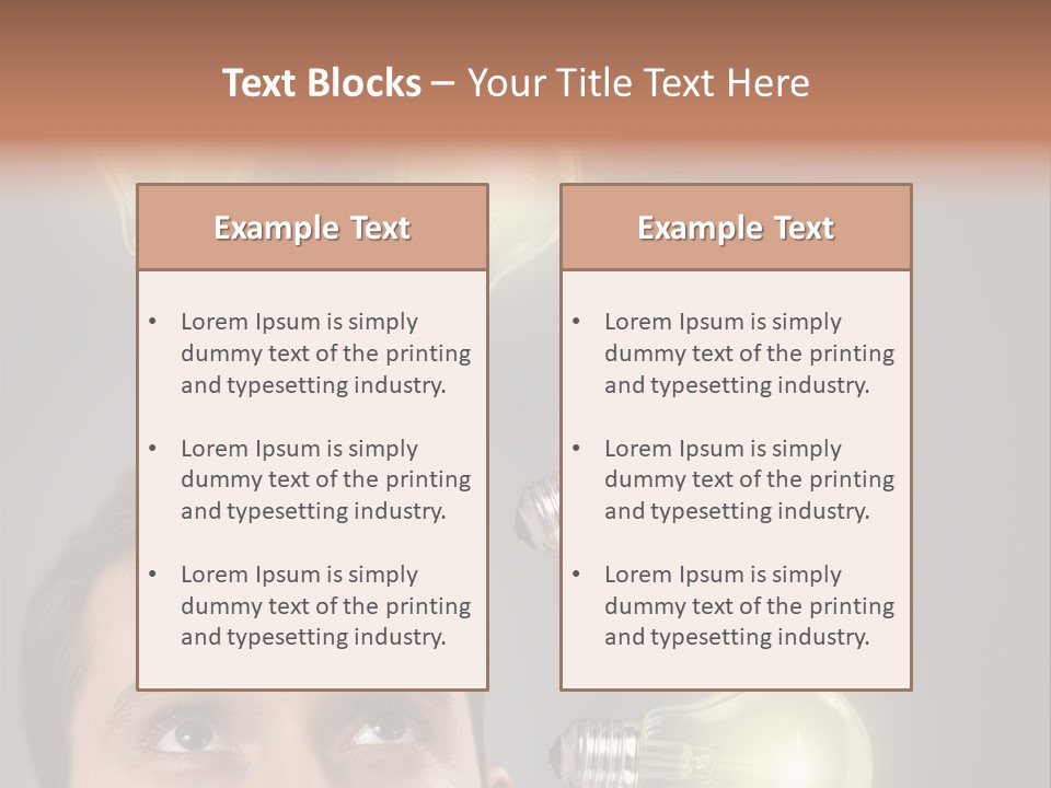 Bulb Gray Smart PowerPoint Template