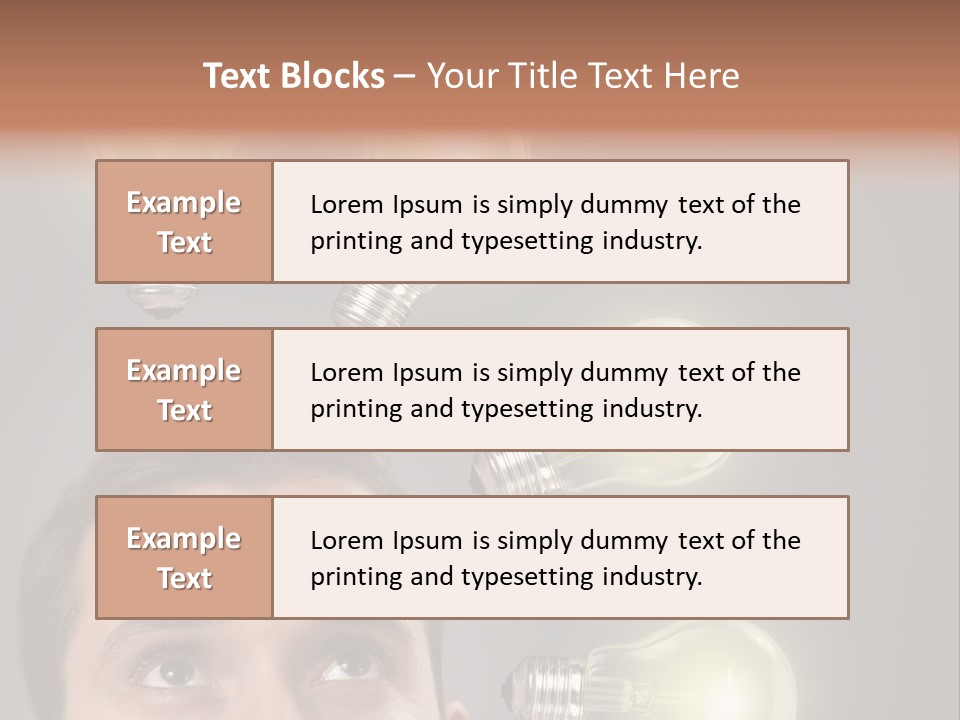 Bulb Gray Smart PowerPoint Template