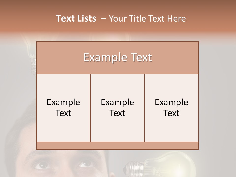 Bulb Gray Smart PowerPoint Template