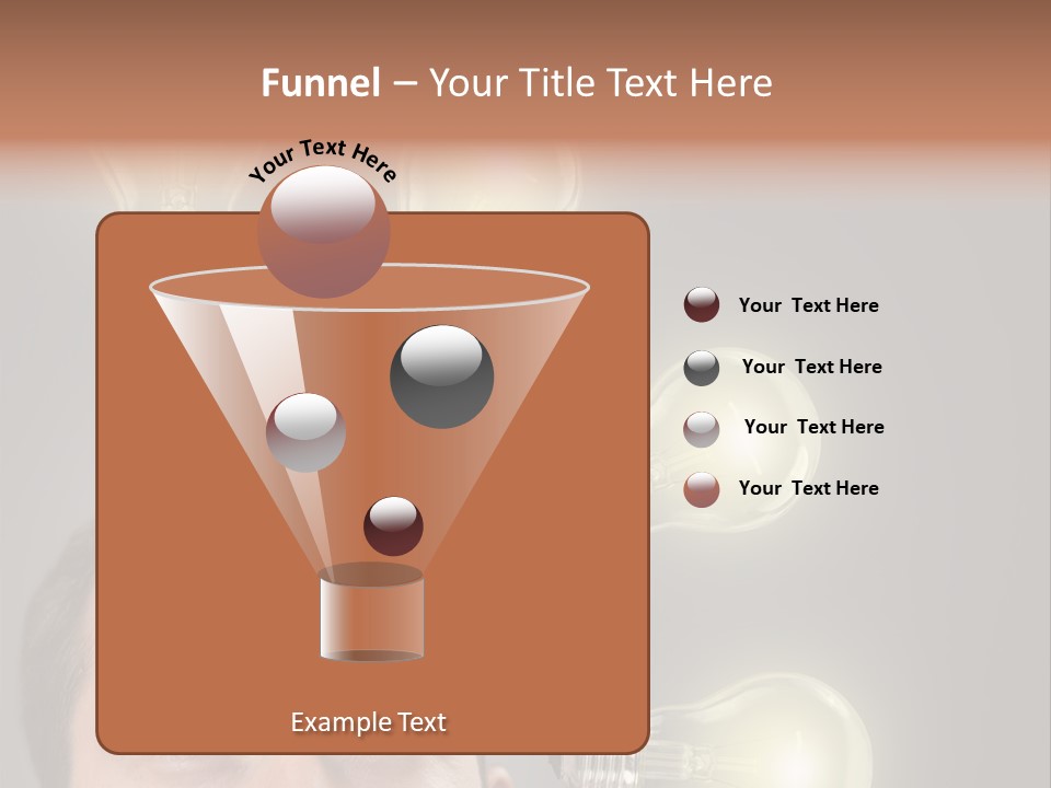 Bulb Gray Smart PowerPoint Template