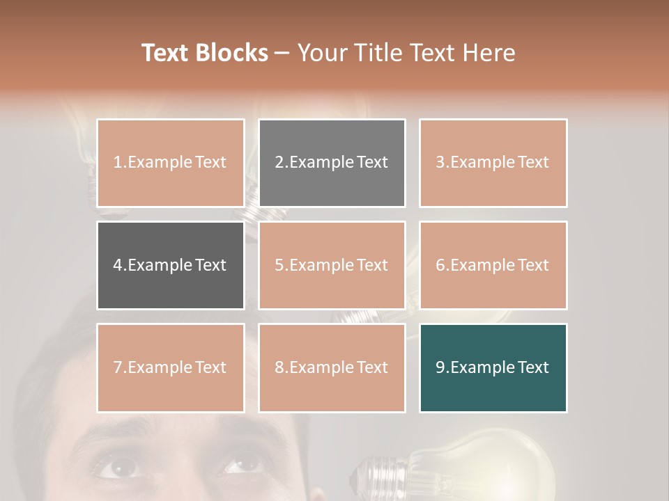 Bulb Gray Smart PowerPoint Template