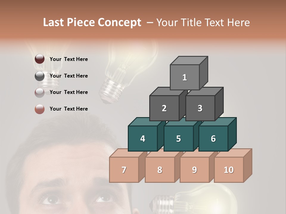 Bulb Gray Smart PowerPoint Template