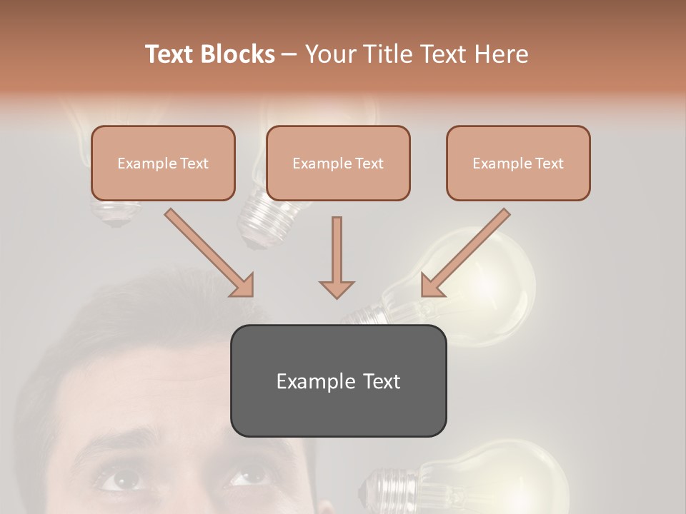 Bulb Gray Smart PowerPoint Template
