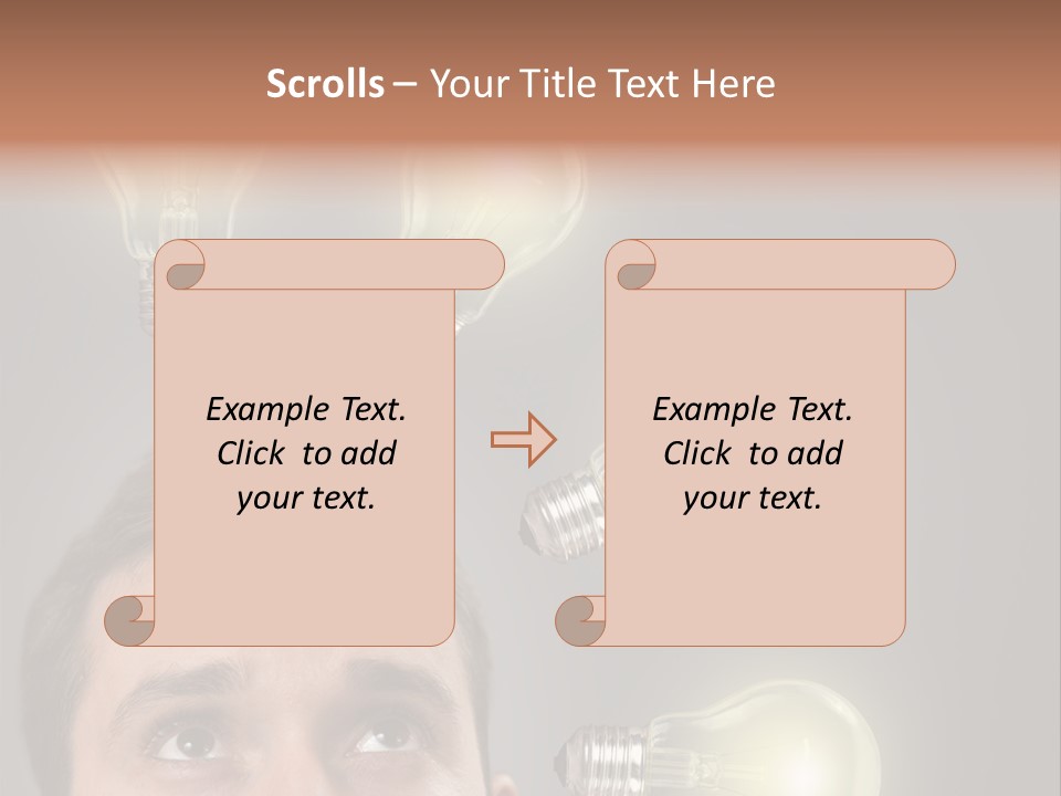 Bulb Gray Smart PowerPoint Template
