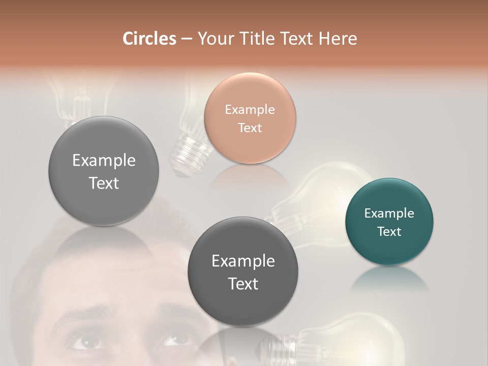 Bulb Gray Smart PowerPoint Template
