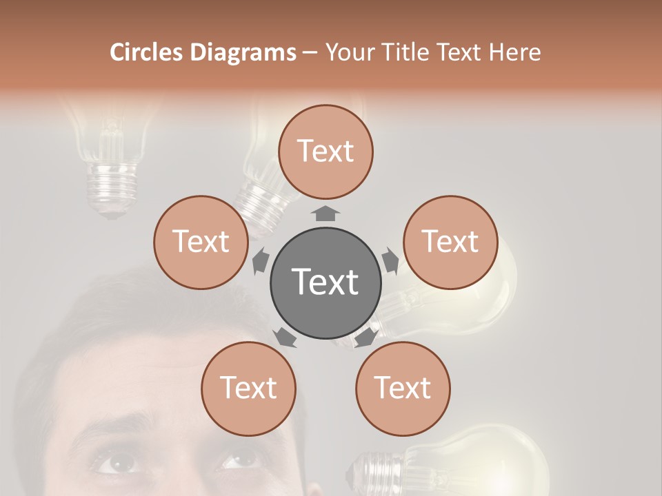 Bulb Gray Smart PowerPoint Template