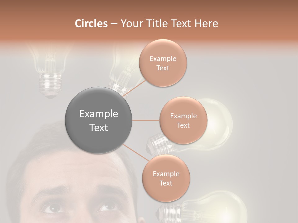 Bulb Gray Smart PowerPoint Template