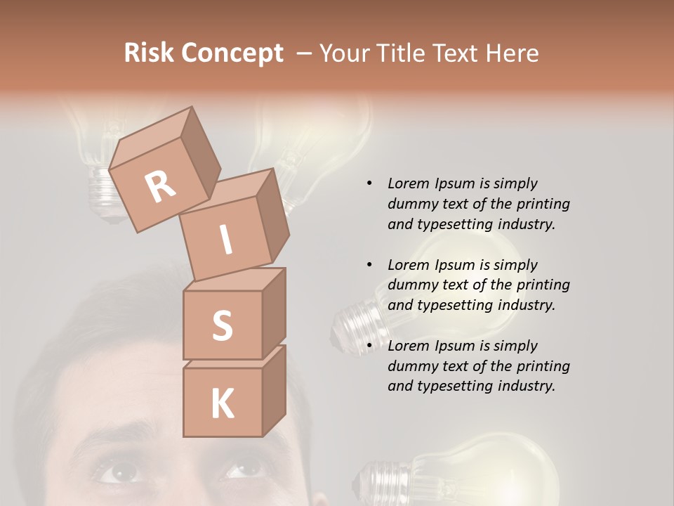 Bulb Gray Smart PowerPoint Template