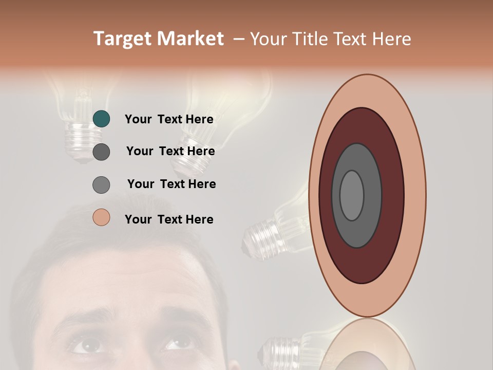 Bulb Gray Smart PowerPoint Template