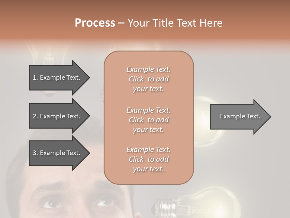 Bulb Gray Smart PowerPoint Template