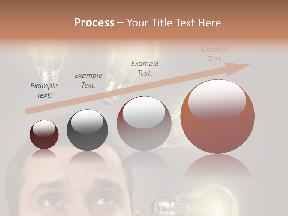 Bulb Gray Smart PowerPoint Template