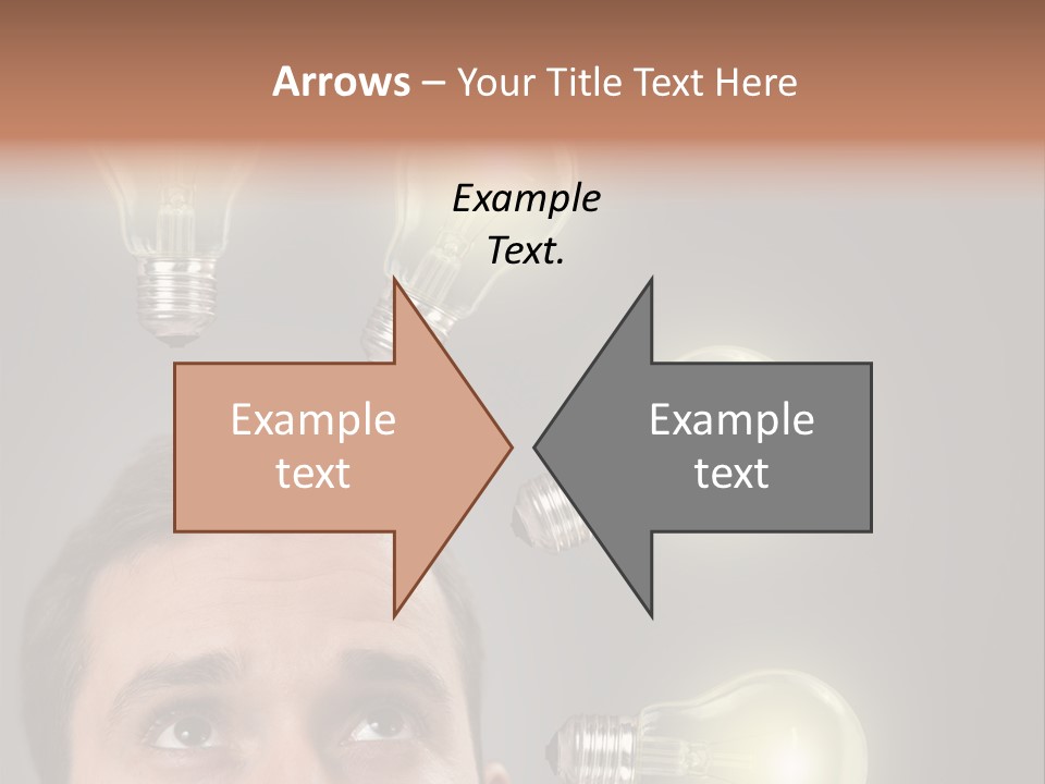 Bulb Gray Smart PowerPoint Template