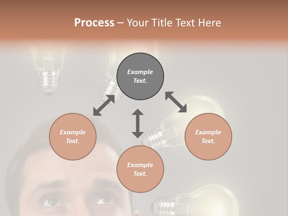 Bulb Gray Smart PowerPoint Template