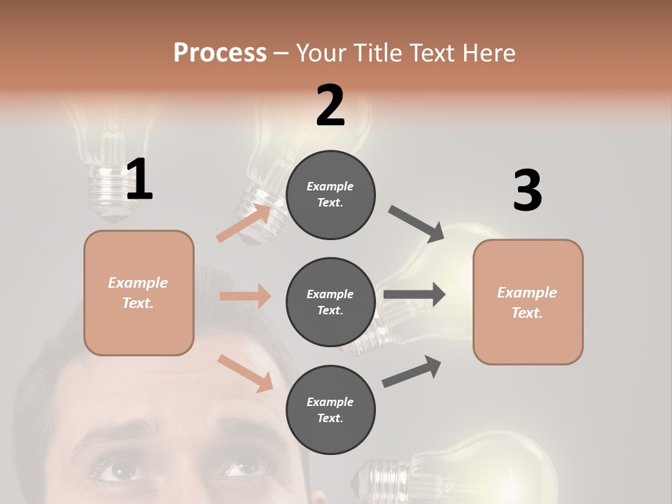 Bulb Gray Smart PowerPoint Template