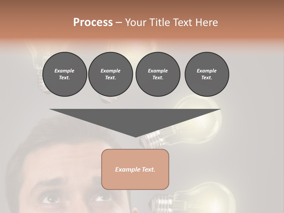 Bulb Gray Smart PowerPoint Template