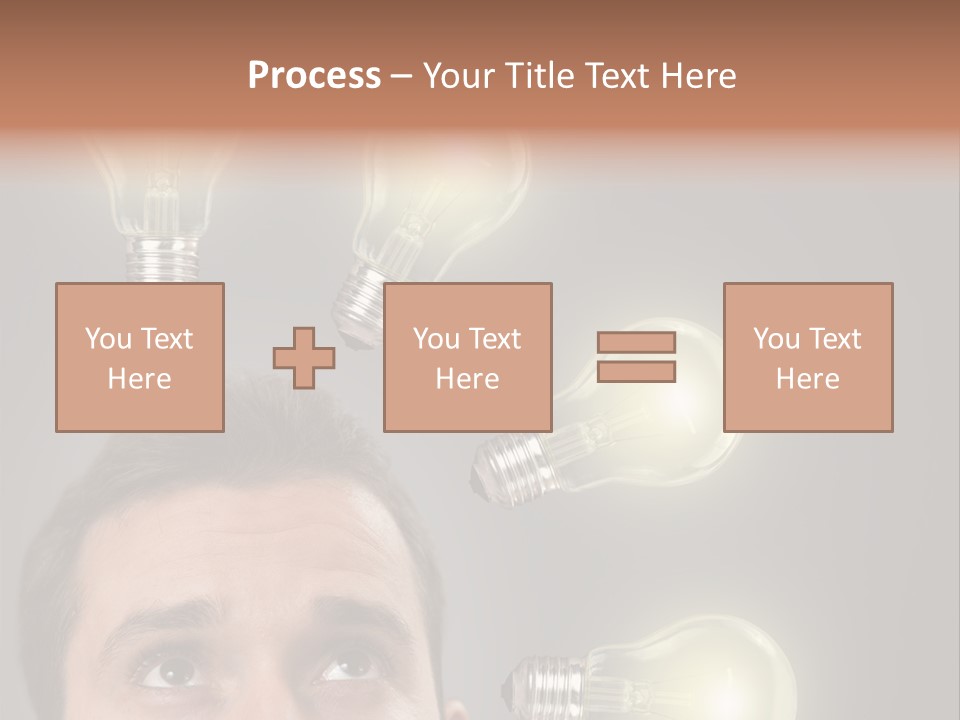 Bulb Gray Smart PowerPoint Template