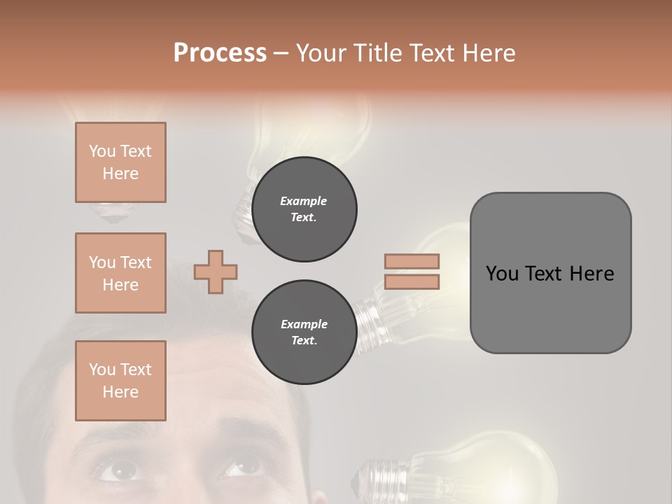 Bulb Gray Smart PowerPoint Template