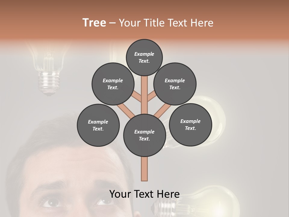 Bulb Gray Smart PowerPoint Template