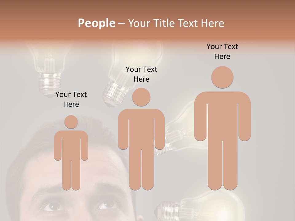 Bulb Gray Smart PowerPoint Template