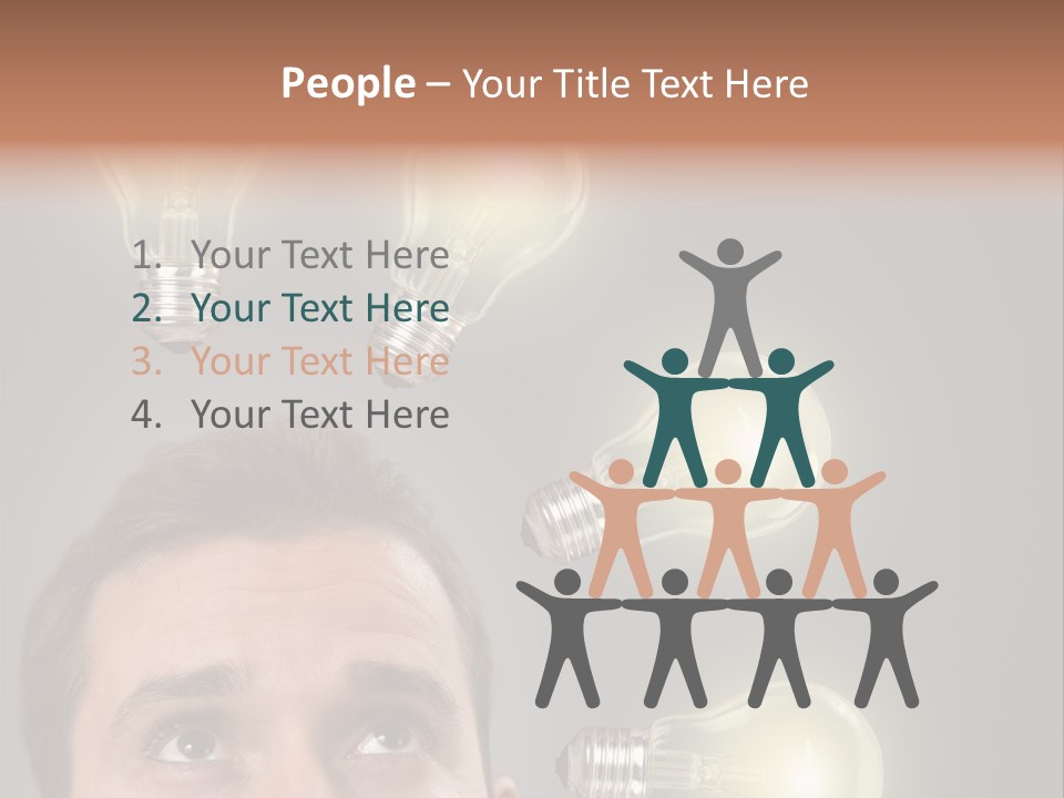 Bulb Gray Smart PowerPoint Template