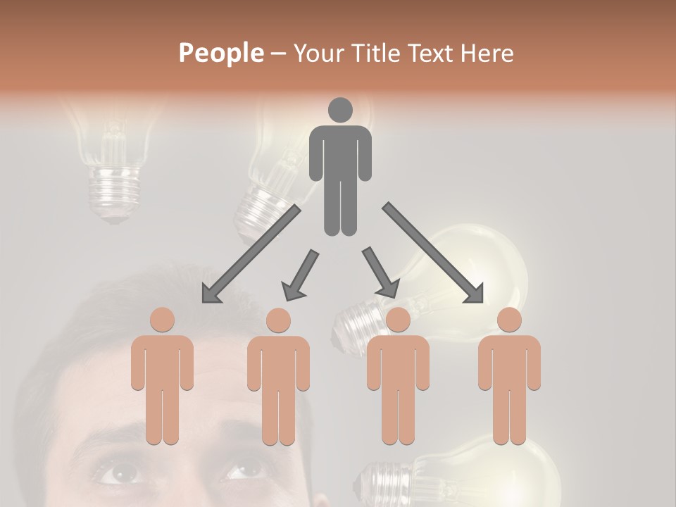 Bulb Gray Smart PowerPoint Template