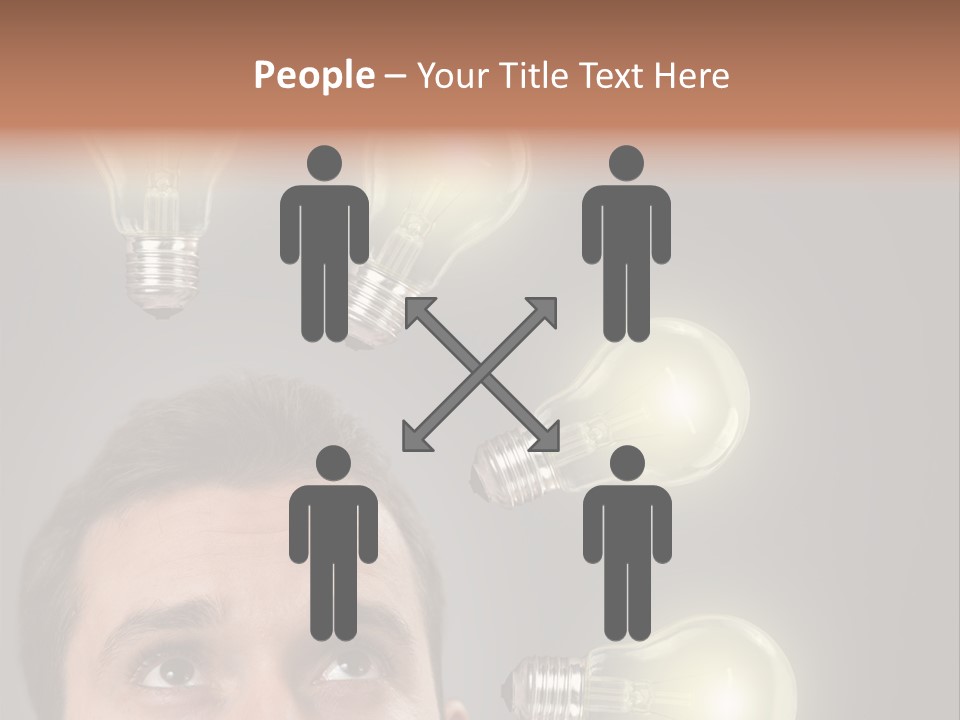 Bulb Gray Smart PowerPoint Template