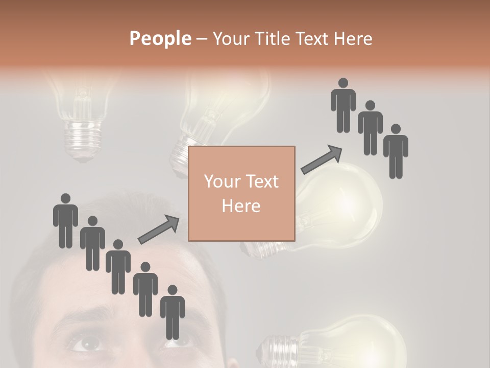 Bulb Gray Smart PowerPoint Template