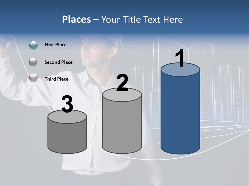 Line Real Estate Business PowerPoint Template