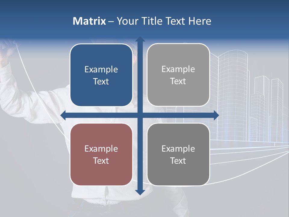 Line Real Estate Business PowerPoint Template