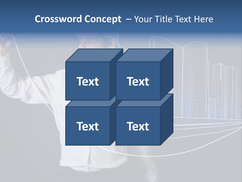 Line Real Estate Business PowerPoint Template
