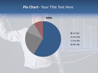 Line Real Estate Business PowerPoint Template