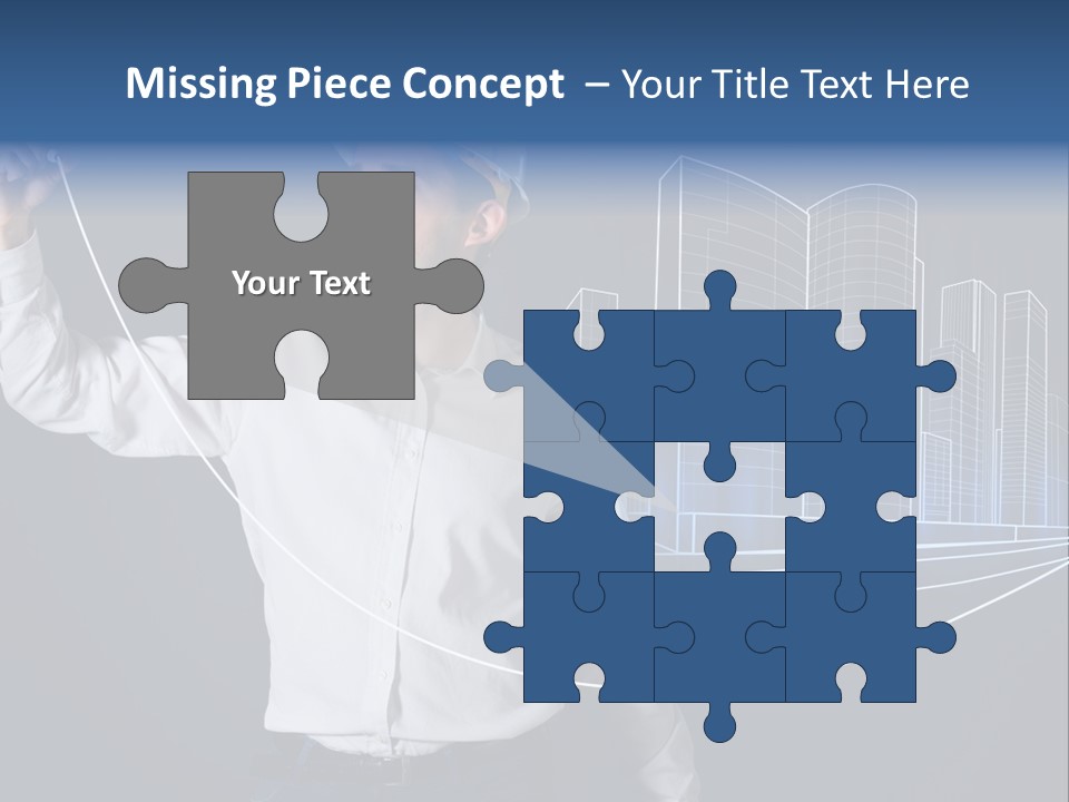 Line Real Estate Business PowerPoint Template