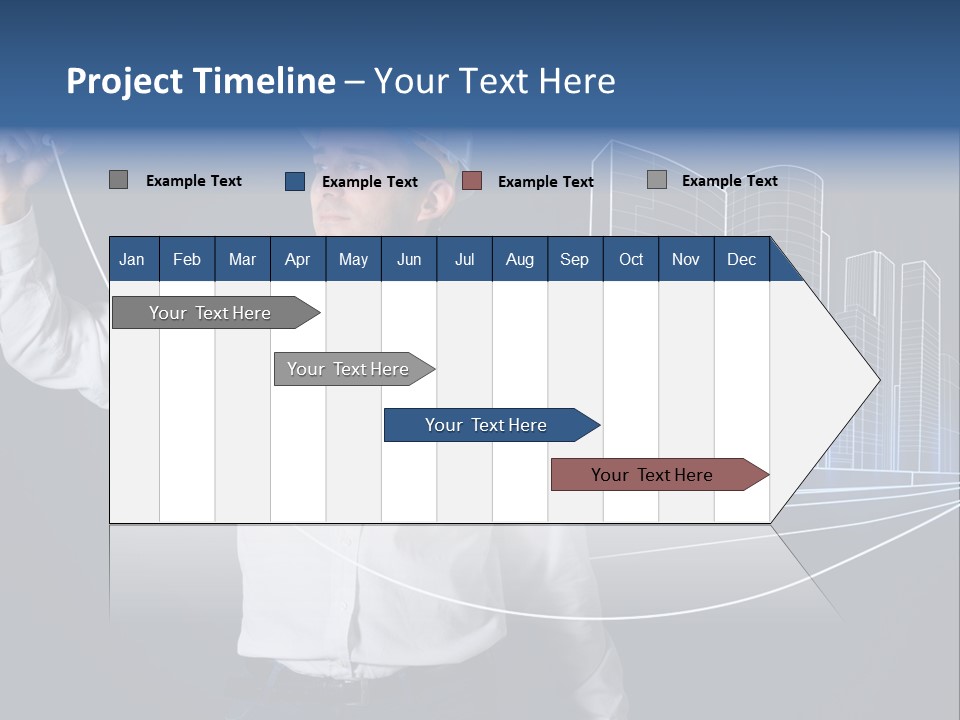 Line Real Estate Business PowerPoint Template