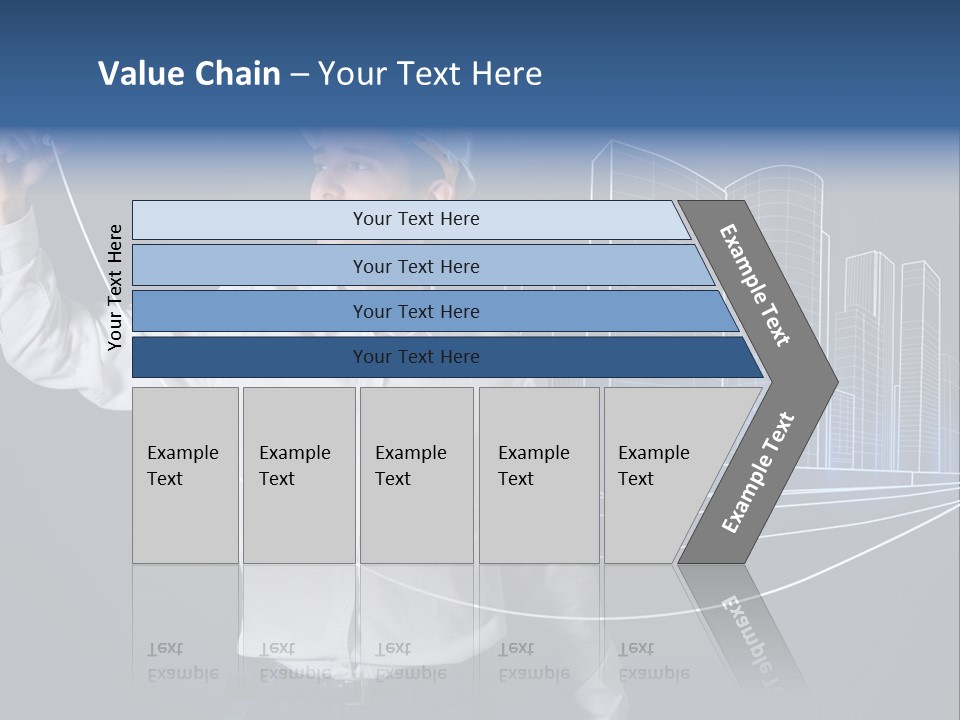 Line Real Estate Business PowerPoint Template