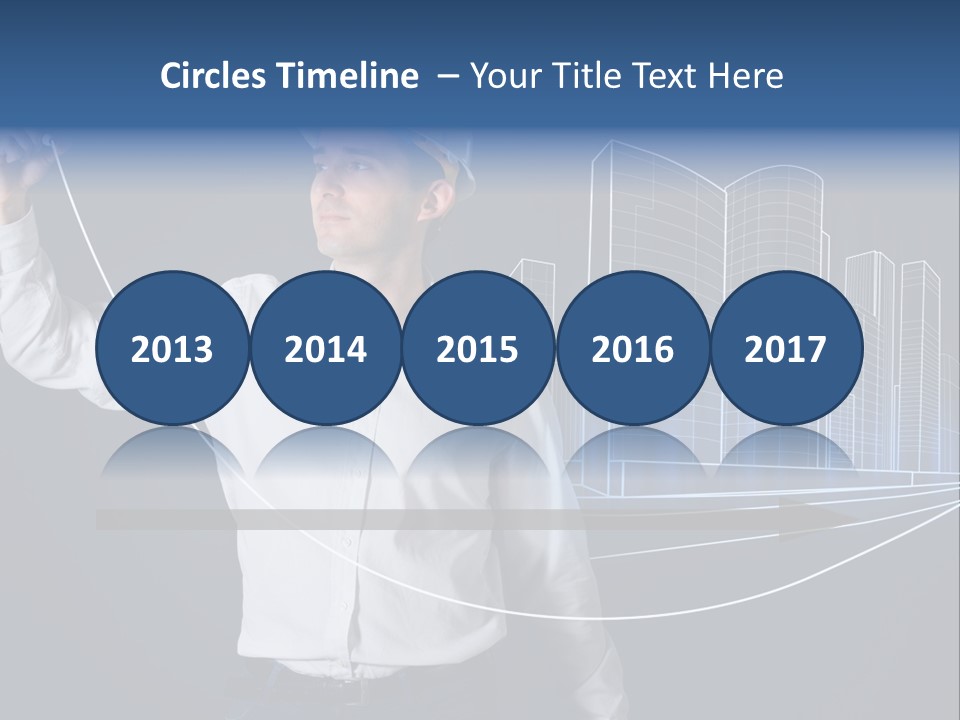 Line Real Estate Business PowerPoint Template