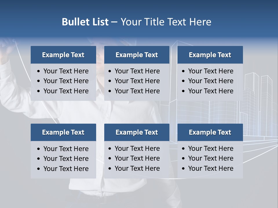 Line Real Estate Business PowerPoint Template