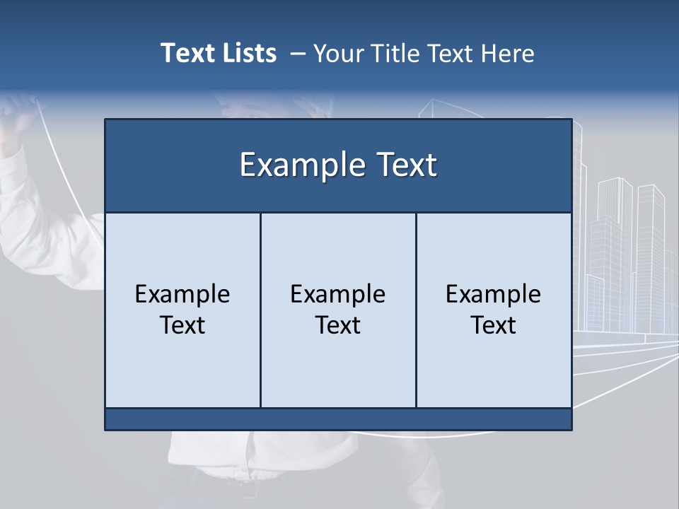 Line Real Estate Business PowerPoint Template