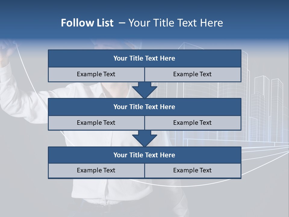 Line Real Estate Business PowerPoint Template