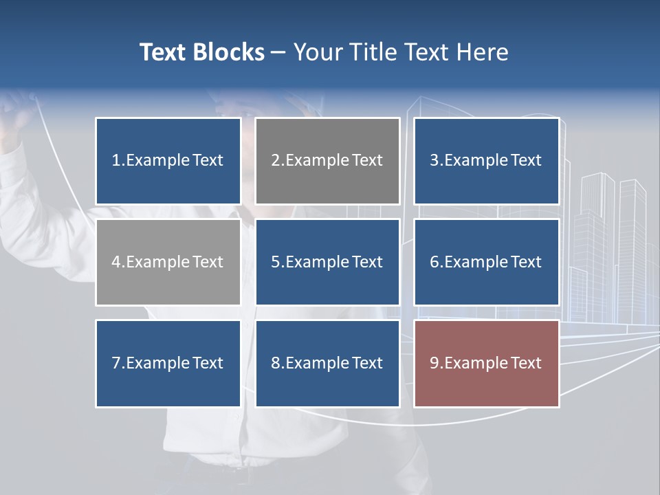 Line Real Estate Business PowerPoint Template